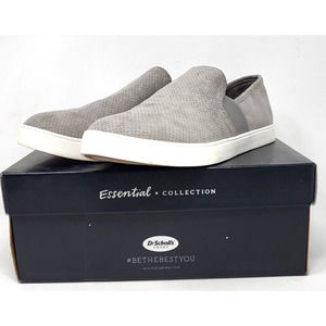 Dr. Scholl's Shoes Women's Luna Sneaker 8 Grey Cloud Microfiber Perforated